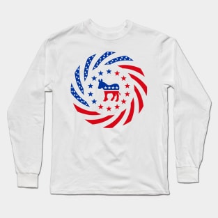 Democratic Murican Patriot Flag Series Long Sleeve T-Shirt